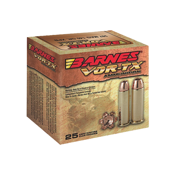 Barnes Bullets VOR-TX Brass .454 Casull 250-Grain 20-Rounds BXPB