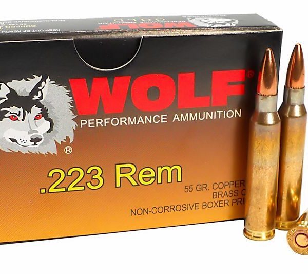 223 5.56x45 Ammo 55gr FMJ Wolf Gold Brass Case Boxer Primed 1000 Round Case